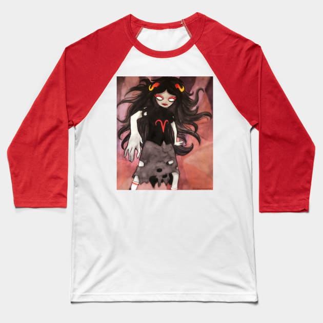 Aradia Megido - Homestuck Baseball T-Shirt by supernovart61